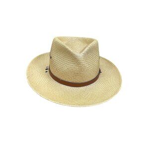 Col. Littleton No. 2 Lynville Mens Straw Panama Sun Hat Size M KSU 9289